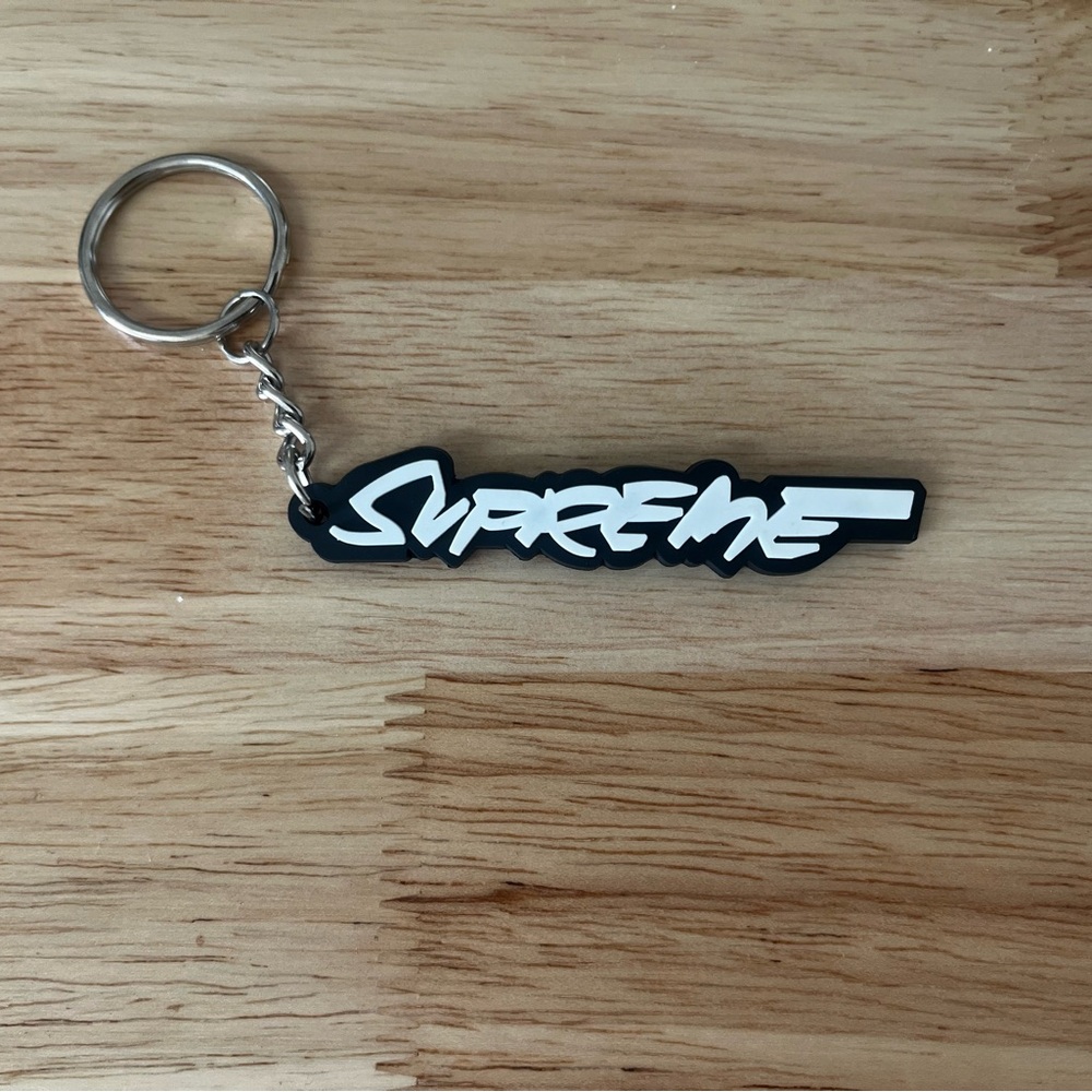 Supreme futura logo Keychain/bag charm